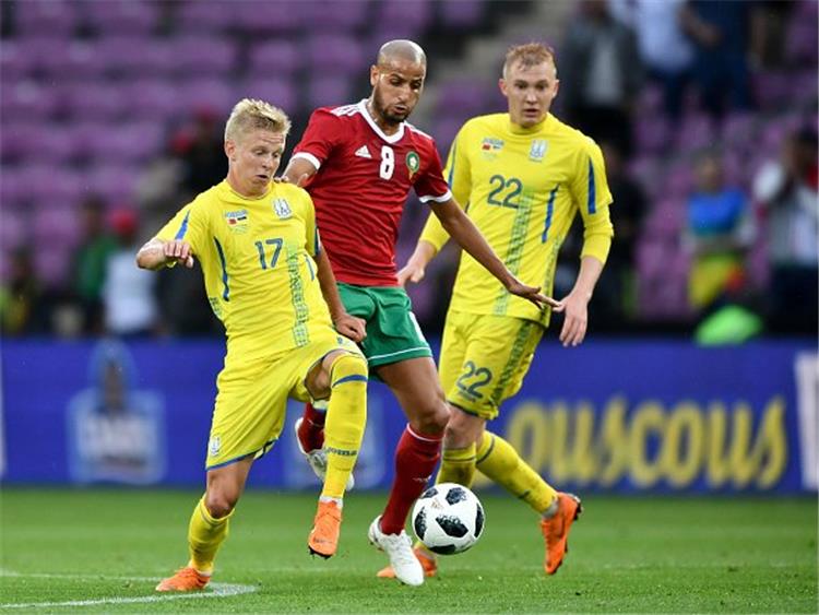 مباراة المغرب واوكرانيا الودية