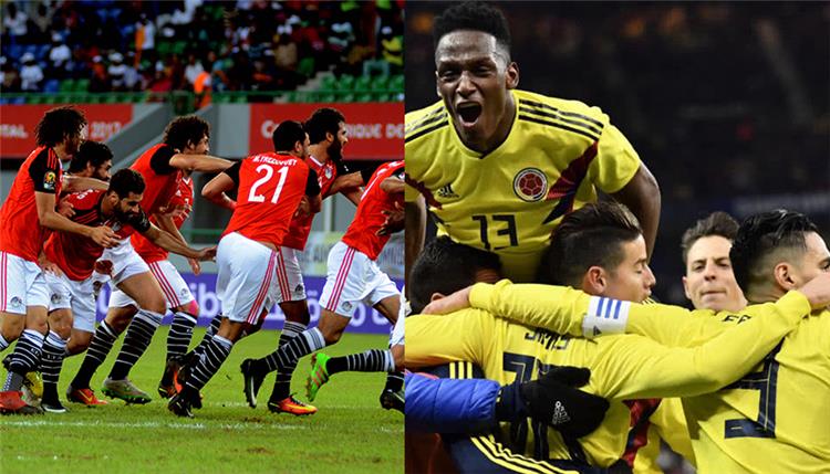 مباراة مصر وكولومبيا