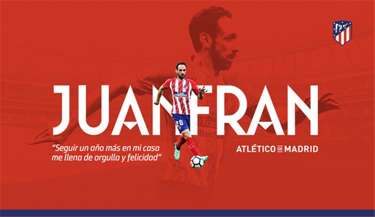 خوانفران يمدد عقده مع اتلتيكو مدريد
