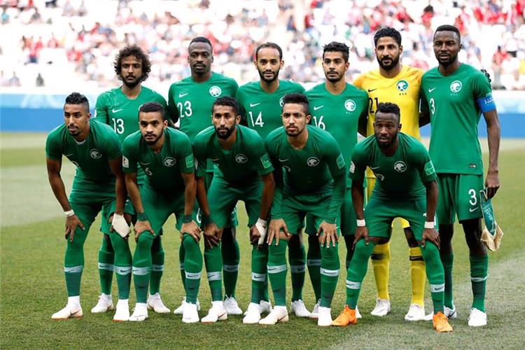 منتخب السعودية بمباراة مصر في كاس العالم