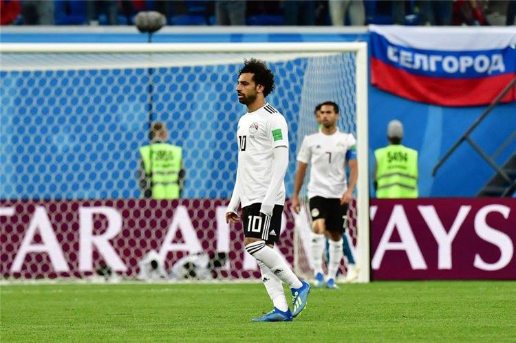 محمد صلاح بمباراة مصر والسعودية