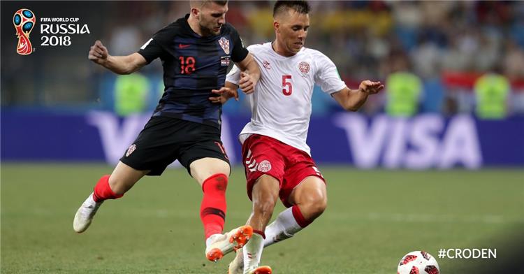 فيديو فيفا ي علن رجل مباراة الدنمارك وكرواتيا