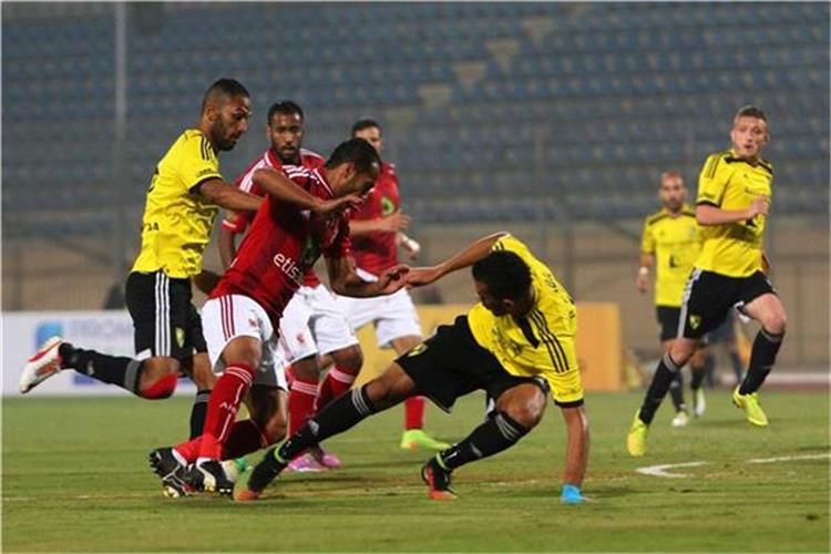 صورة أرشيفية من مباراة الاهلي ودجلة