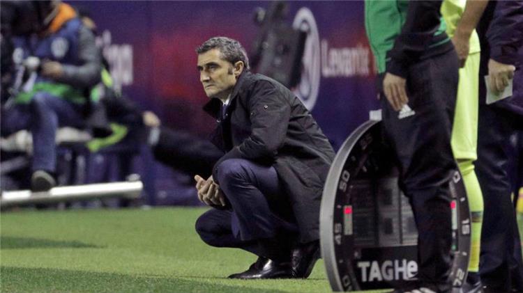 Valverde during the match against Levante