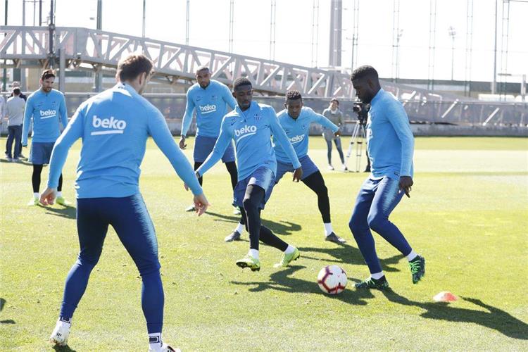 ثنائي برشلونة يشارك في التدريبات قبل مواجهة أتلتيكو مدريد