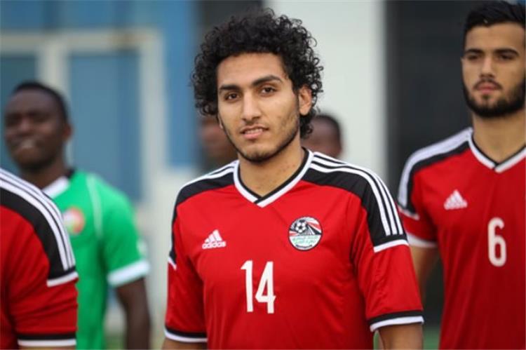 احمد حمدي لاعب الجونة ومنتخب مصر الأولمبي