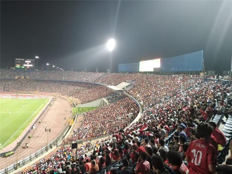 الجماهير في مباراة مصر الاولمبى والكاميرون