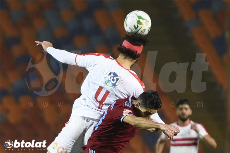 محمود علاء خلال مباراة بيراميدز