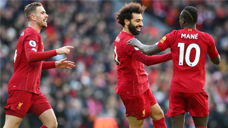 محمد صلاح وماني وهندرسون مع ليفربول