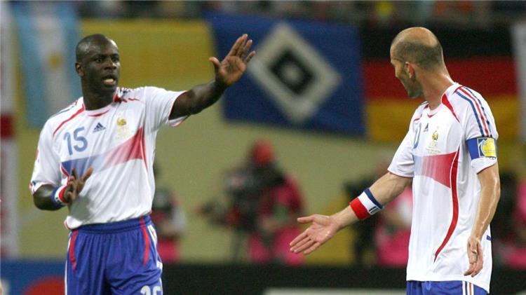 تورام وزيدان مع منتخب فرنسا في كأس العالم 2006