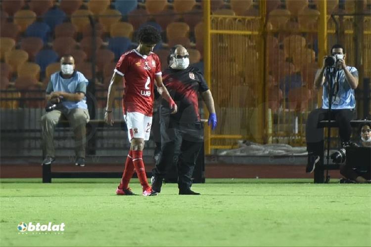 إصابة الشيخ في مباراة الأهلي