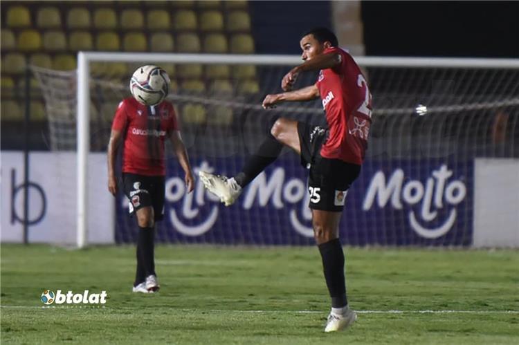 محمود توبة لاعب نادي مصر امام الزمالك