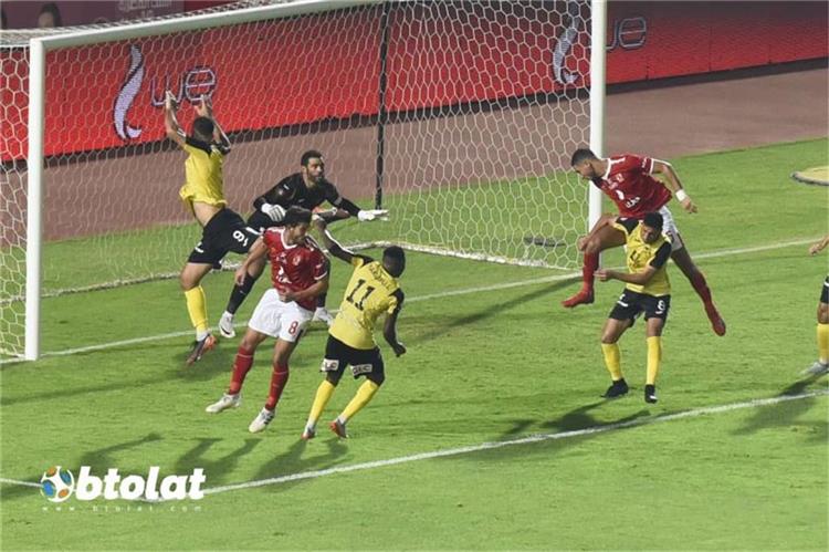 محمد عبد المنصف في مباراة الأهلي ووادي دجلة