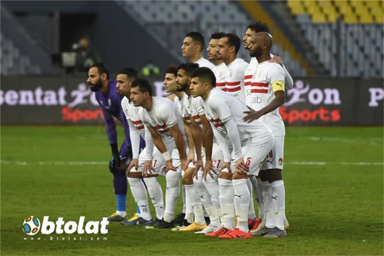 فريق الزمالك من مباراة طلائع الجيش بكأس مصر