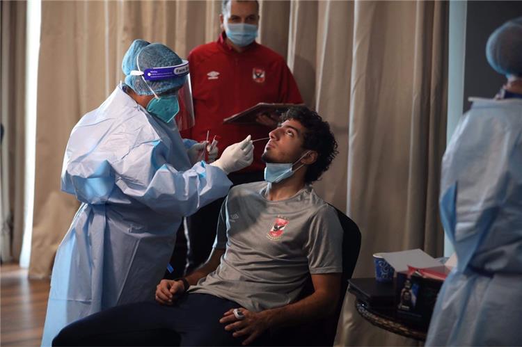 محمد هاني خلال المسحة الطبية