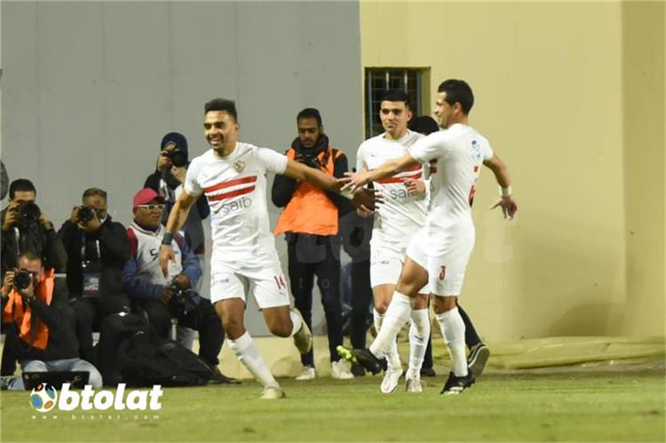 طارق حامد وبن شرقي واوباما من مباراة الزمالك ومصر المقاصة في الدوري