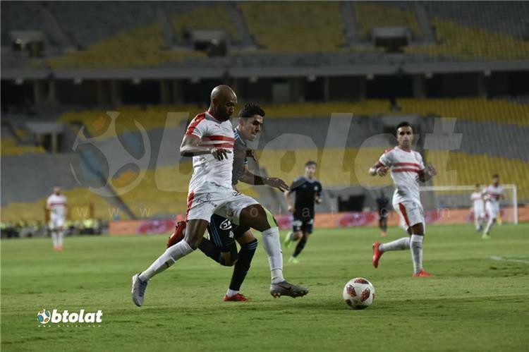 شيكابالا من مباراة الزمالك وبيراميدز في الدوري