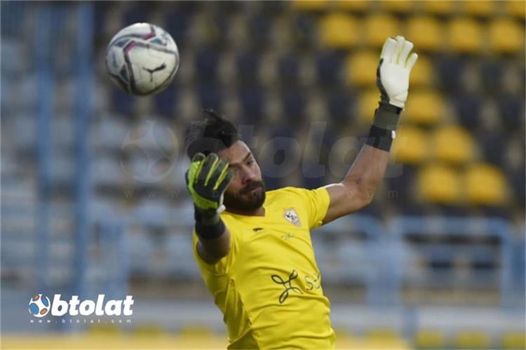 محمد أبو جبل من مباراة الزمالك وأسوان في الدوري