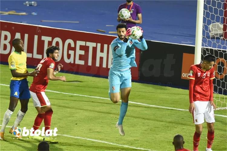 محمد الشناوي من مباراة الاهلي وصن داونز
