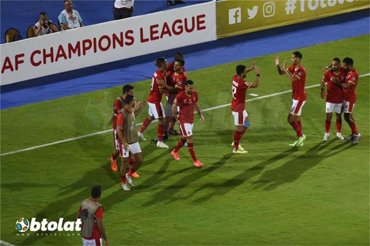 فريق الأهلي من مباراة الترجي التونسي في نصف نهائي دوري ابطال افريقيا