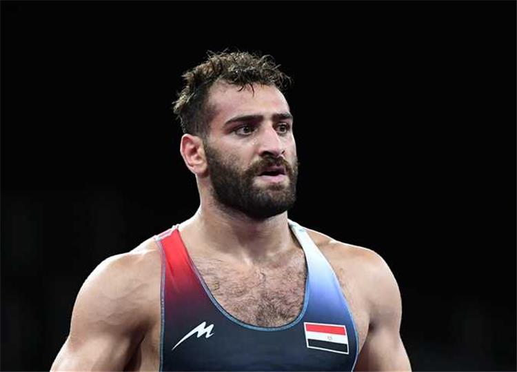محمد متولي لاعب مصر في المصارعة