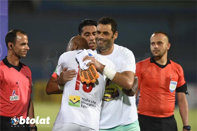 محمد عبد المنصف وشيكابالا من مباراة الزمالك ووادي دجلة