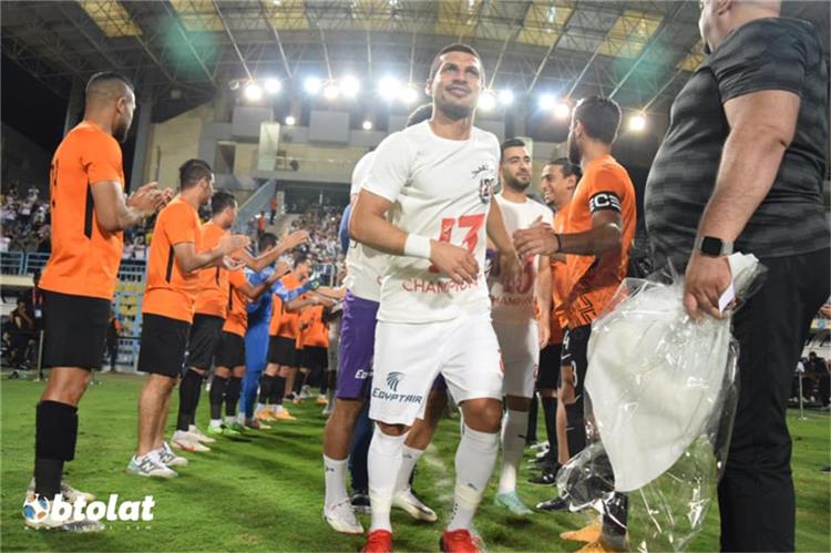 طارق حامد من مباراة الزاملك والبنك الاهلي في الدوري