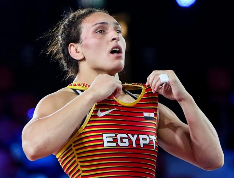 سمر حمزة لاعب مصر في المصارعة