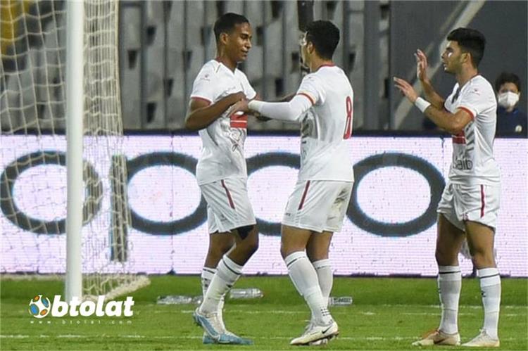 سيف الجزيري وامام عاشور واحمد سيد زيزو من مباراة الزمالك وتوسكر الكيني