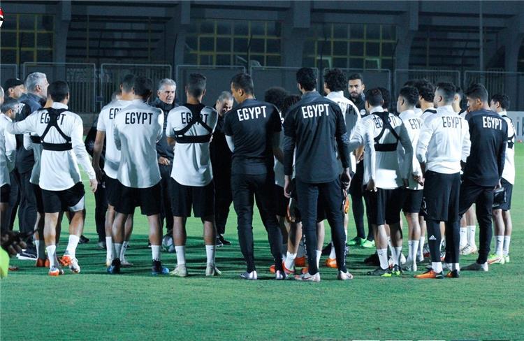 منتخب مصر يؤدي أول تدريباته في قطر استعداد ا لمواجهة لبنان بكأس العرب