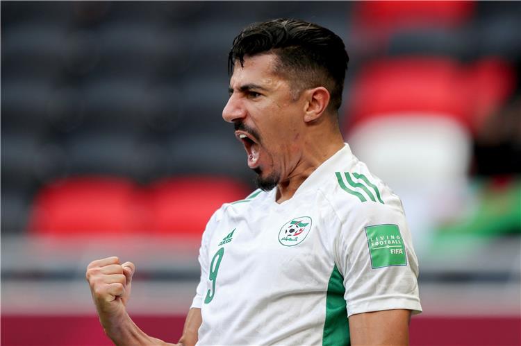بغداد بونجاح لاعب منتخب الجزائر بعد هدفه في مرمى السودان