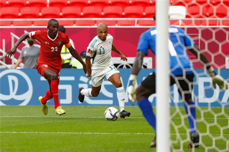 مباراة الجزائر والسودان في كأس العرب