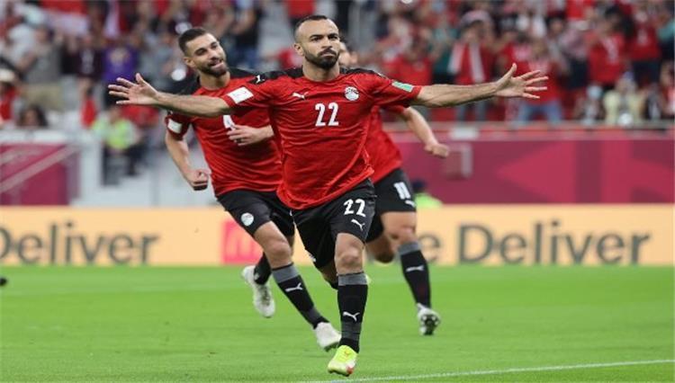 افشة في مباراة مصر ولبنان