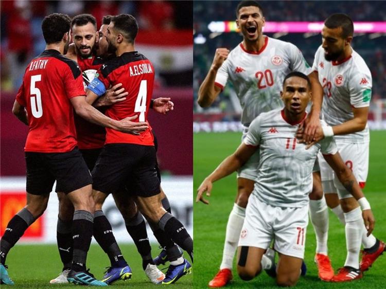 منتخبا مصر وتونس في كأس العرب