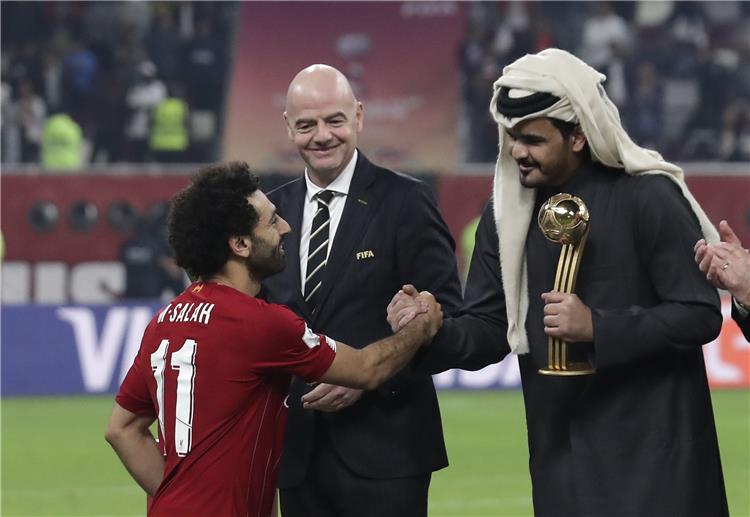 محمد صلاح مع إنفانتينو