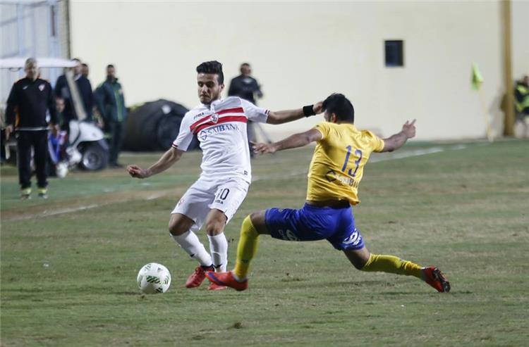 بالفيديو مصطفى فتحي يحرز الهدف الأول للزمالك في شباك التعدين