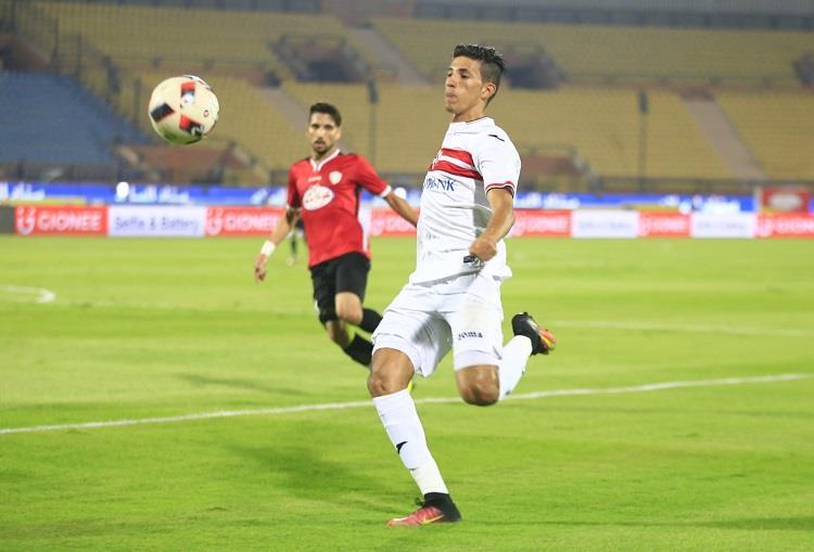 إصابة قوية لـ فتوح في ودية الزمالك والداخلية