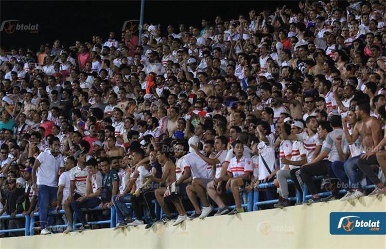 مناوشات بين جماهير الزمالك وطنطا والأمن يتدخل