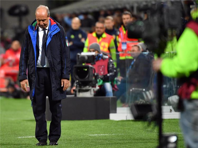 فينتورا ي علن استقالته من المنتخب الإيطالي بعد فشل التأهل للمونديال