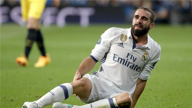 لعنة الإصابات ريال مدريد يؤكد إصابة كارفخال وسيغيب حتى نهاية الموسم