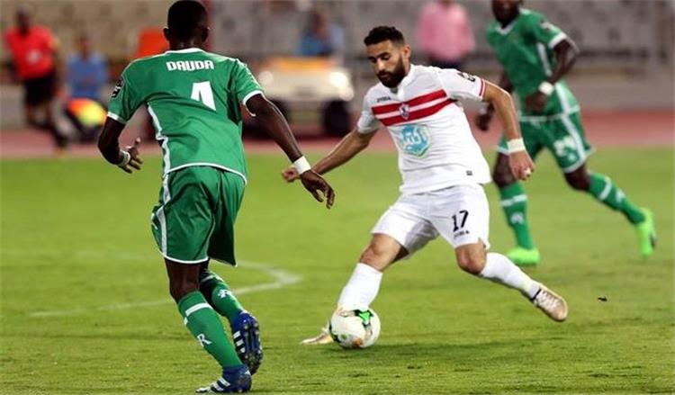 فيديو باسم مرسي يتقدم للزمالك على أهلي طرابلس برأسية رائعة