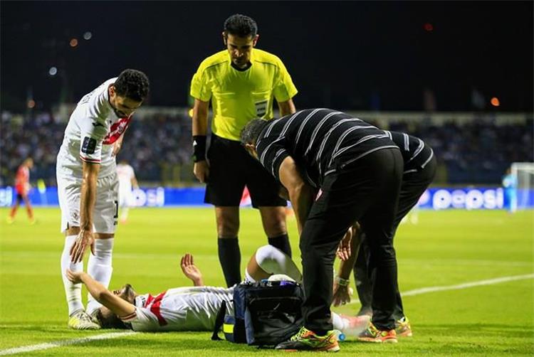 طبيب الزمالك يكشف عن حجم إصابة أحمد رفعت