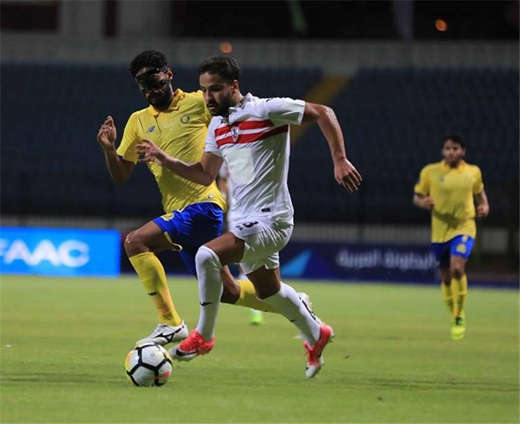 بالفيديو ركلة جزاء مهدرة وثلاثة أهداف فى الشوط الأول بمواجهة الزمالك والنصر السعودي