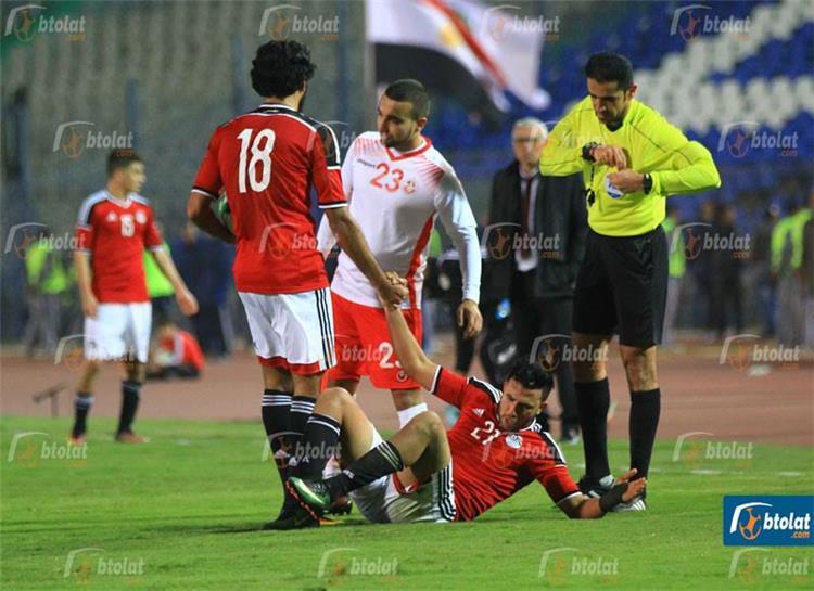 الشوط الأول دفاع مصر يفرض على تونس التعادل السلبي
