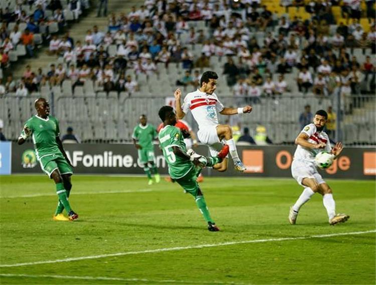 دوري الأبطال كابس يونايتد يحرز الهدف الأول في شباك الزمالك