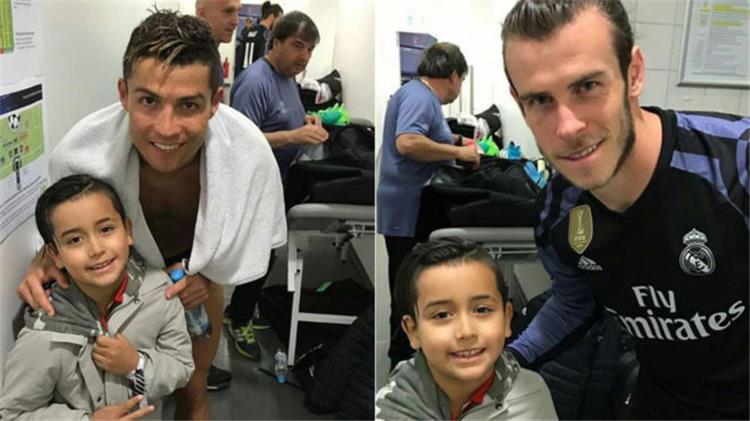 أخبار نجل فيدال يتجاهل أحزان والده بعد الهزيمة ويلتقط الصور مع نجوم ريال مدريد