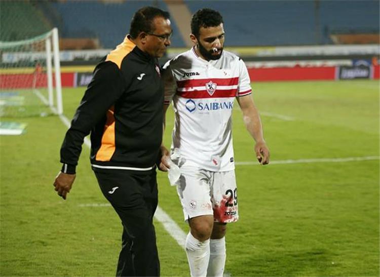 ظهير الزمالك يخضع لعملية جراحية في أنفه