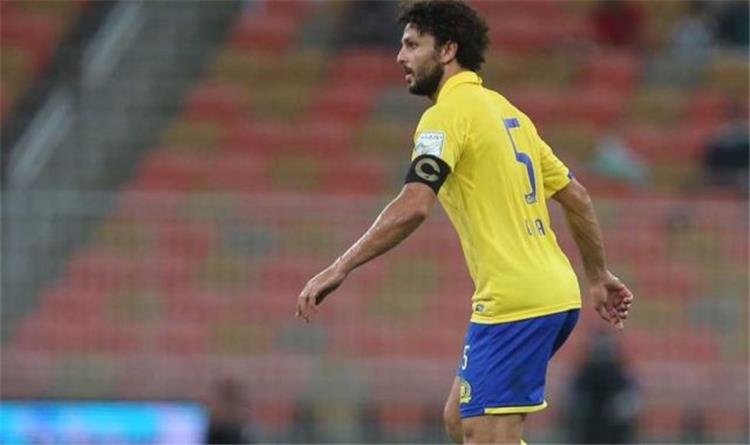 حسام غالي أساسي ا مع النصر أمام الاتفاق في الدوري السعودي