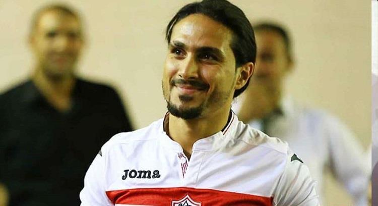 اللاعب السوري علاء الشبلي ظهير أيمن نادي الزمالك