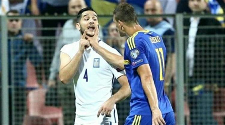 أخبار دجيكو يعتدي على مانولاس بعد مباراة اليونان والبوسنة
